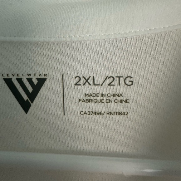 NWT Levelwear Onward Polo in white for the Dallas Mavericks NBA team, size 2XL - Picture 3 of 7